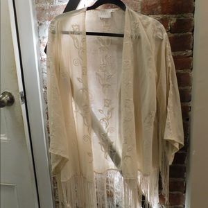 Lush fringe cardigan